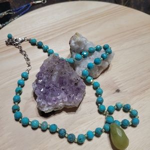 Sterling Silver Turquoise Necklace
